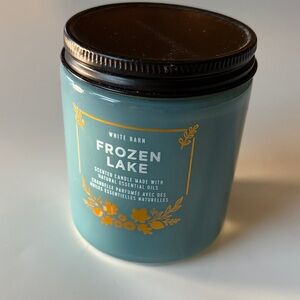White Barn Frozen Lake Candle - Teal